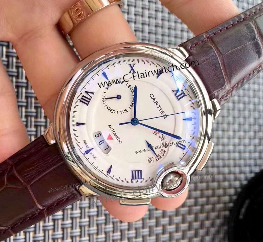 Copy Ballon Bleu Cartier SS Case Automatic Watch White Dial Copy Ballon Bleu Cartier SS Case Automatic Watch White Dial